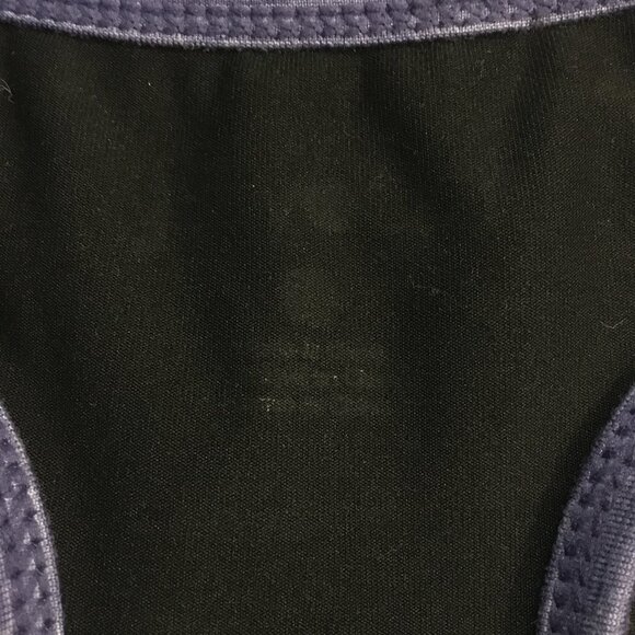 Jill Yoga Two Tone Deep Blue Heather Scoop Racerback Tank Top - Picture 8 of 13